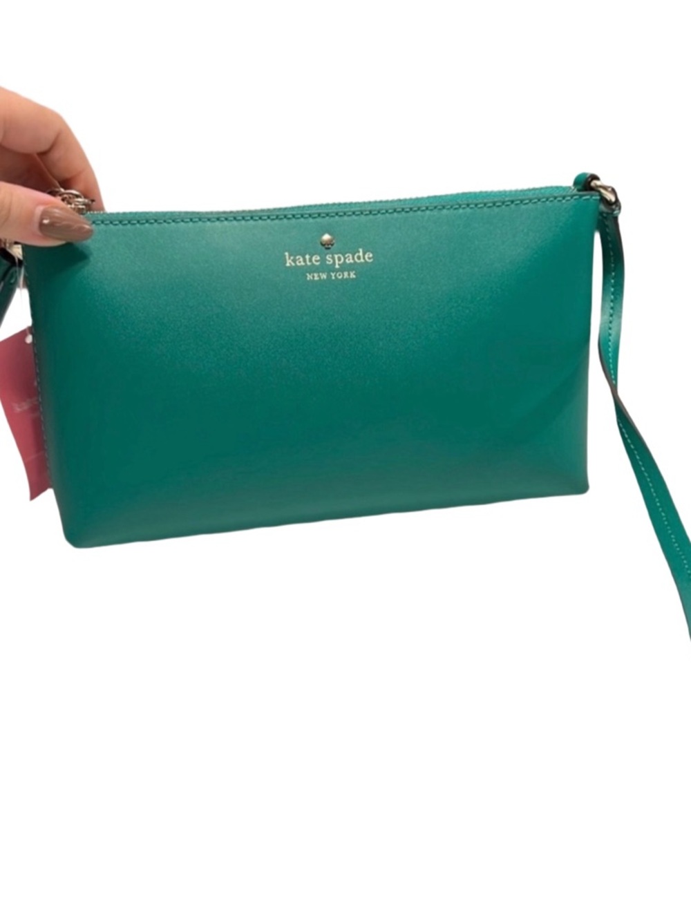 Kate Spade New York Amy Crossbody: Vibrant Green & Tassel Detail NWT